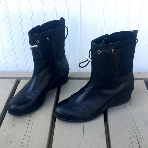 Black Booties TARYN ROSE - Picture 4 of 12